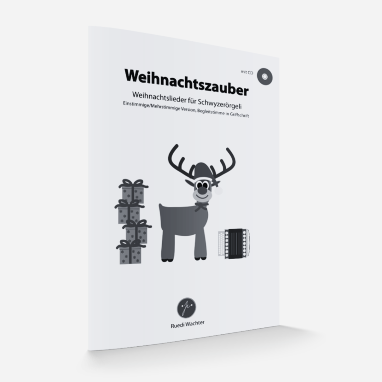 Notenbuch «Weihnachtszauber» von Ruedi Wachter.