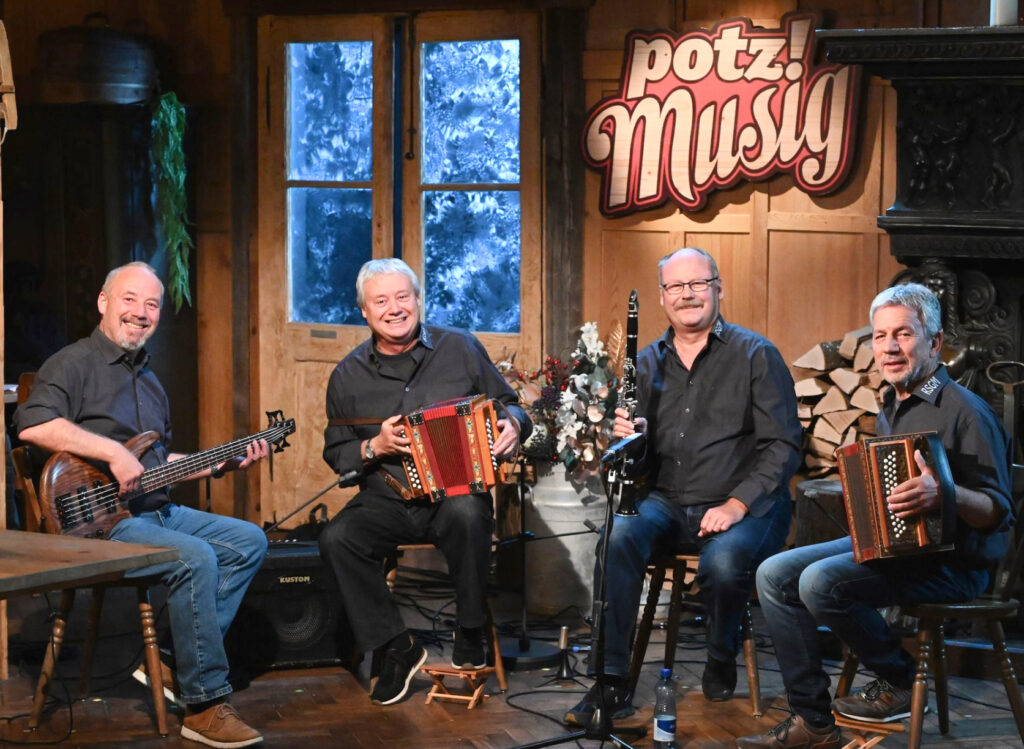 «RSGM» in der Sendung «Potzmusig» des SRF.