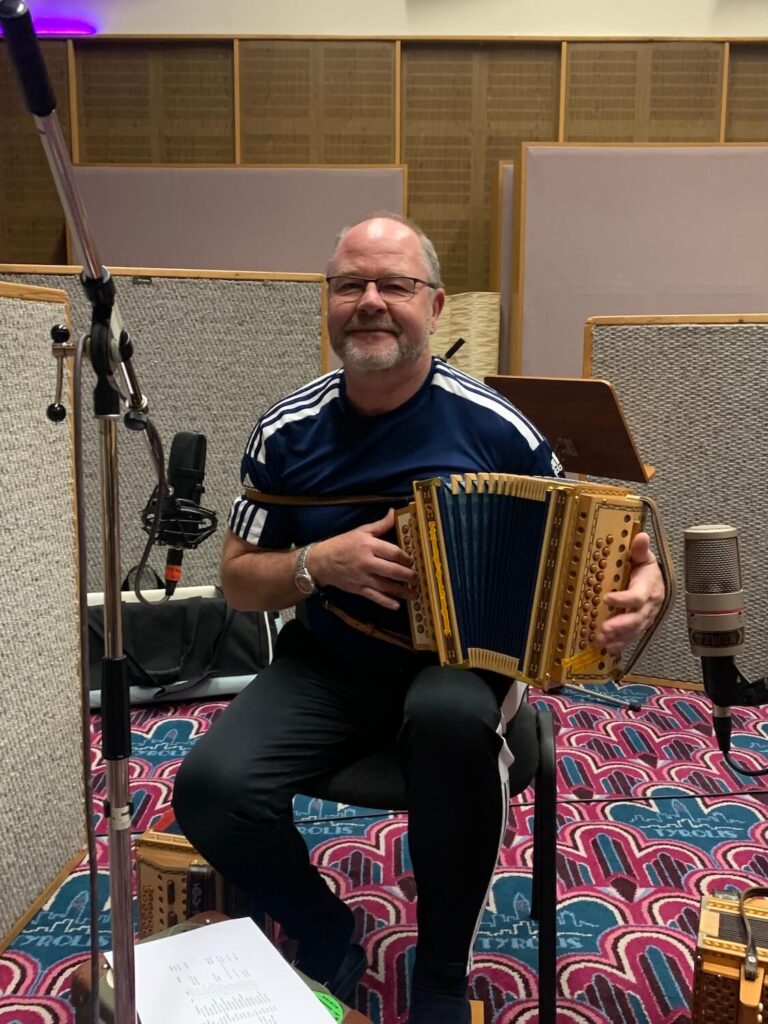 Daniel Kissling während der Aufnahmen für die neue CD «In alter Frische».